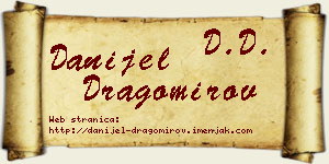 Danijel Dragomirov vizit kartica